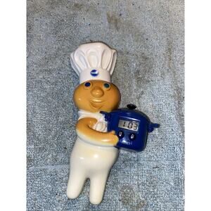 Pillsbury Doughboy Poppin'Fresh Magnetic Giggles Kitchen Timer TESTED!!!!